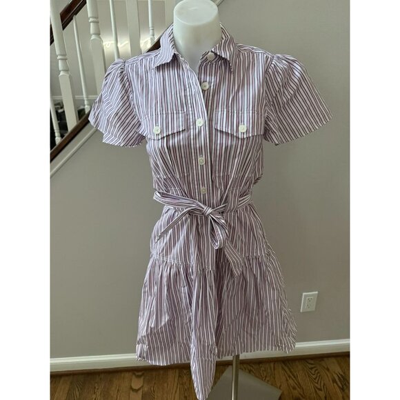 Derek Lam 10 Crosby Pei Cotton Utility Shirtdress Size 0 - Picture 4 of 6